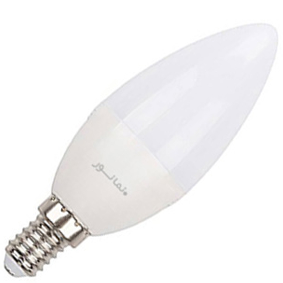 لامپ LED شمعی کندل 7 وات نمانور پایه E14