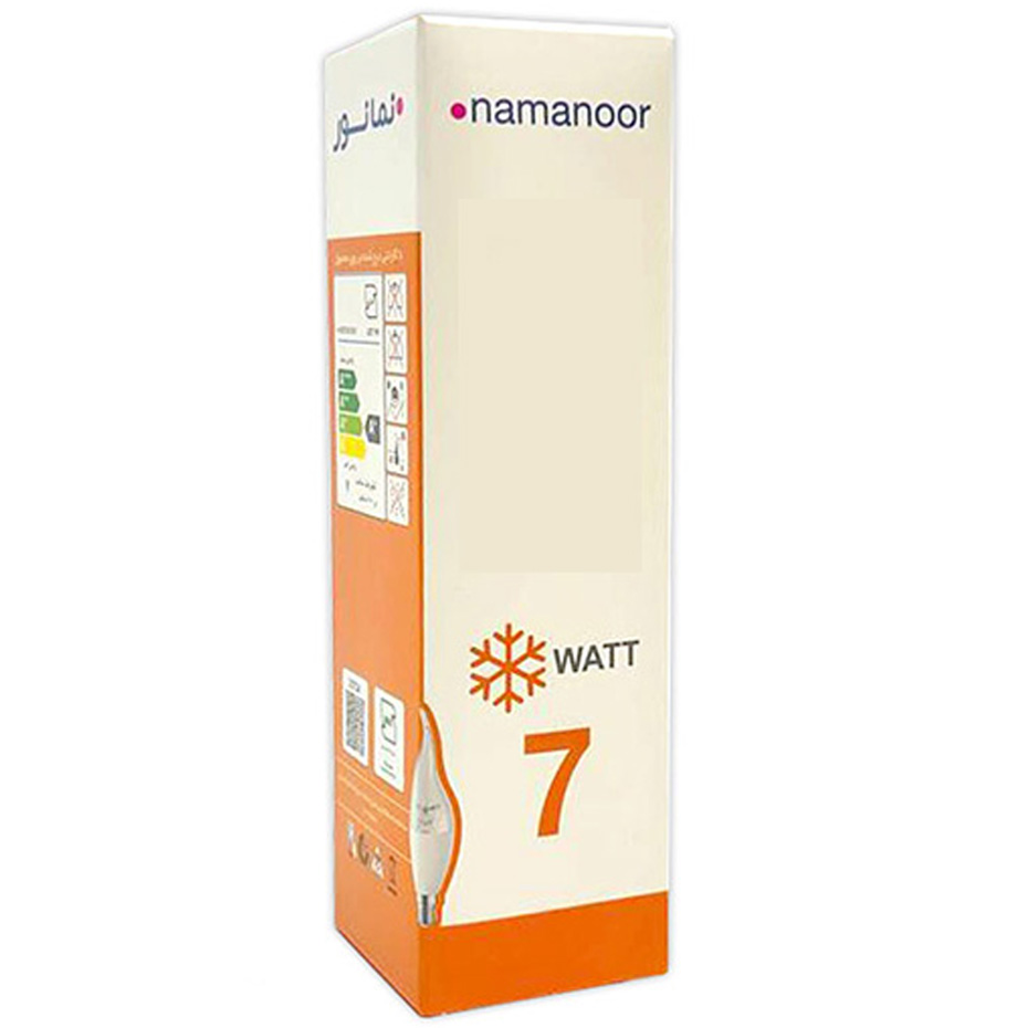 لامپ LED شمعی کندل 7 وات نمانور پایه E14