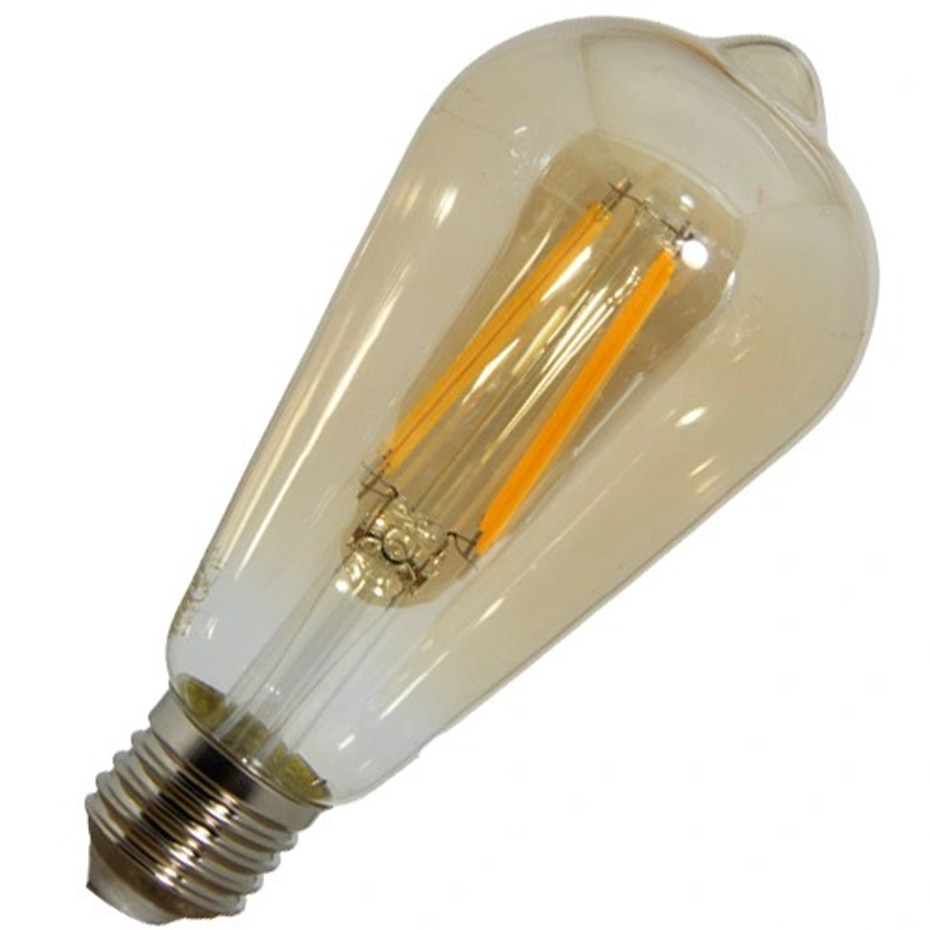 لامپ LED فیلامنتی گلابی 8 وات نمانور مدل ST64 پایه E27