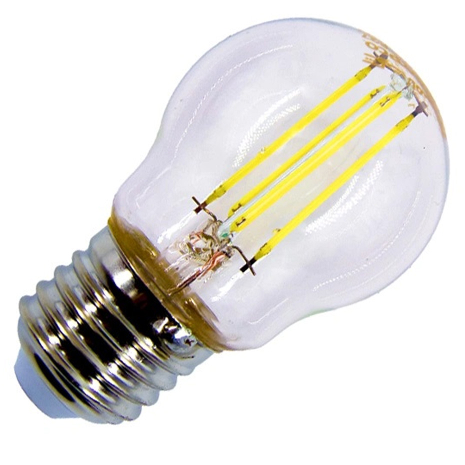 لامپ LED فیلامنتی حبابی 5 وات شفاف G45 نمانور پایه E27