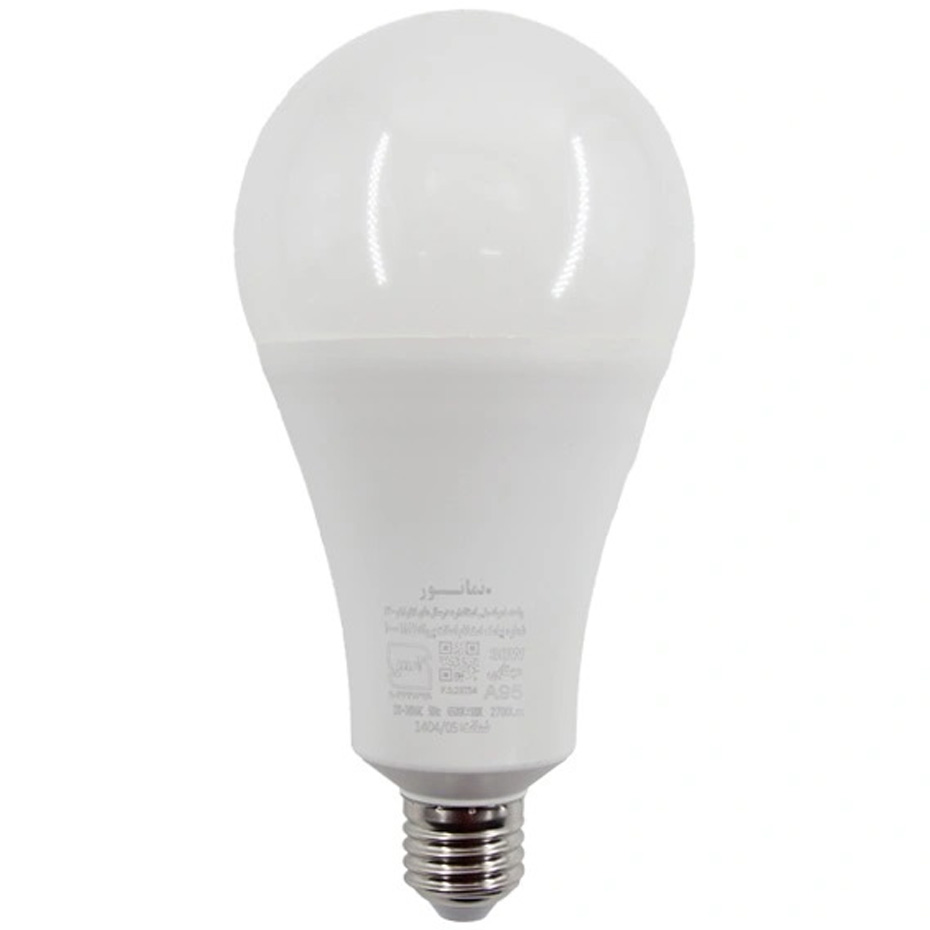 لامپ LED حبابی 30 وات نمانور پایه E27