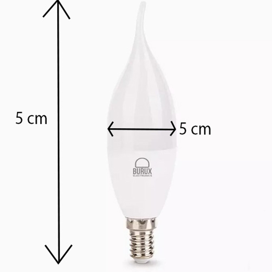 لامپ LED اشکی 6 وات بروکس پایه E14