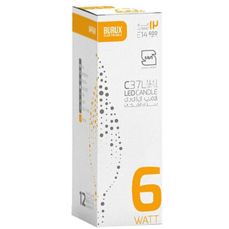 لامپ LED اشکی 6 وات بروکس پایه E14