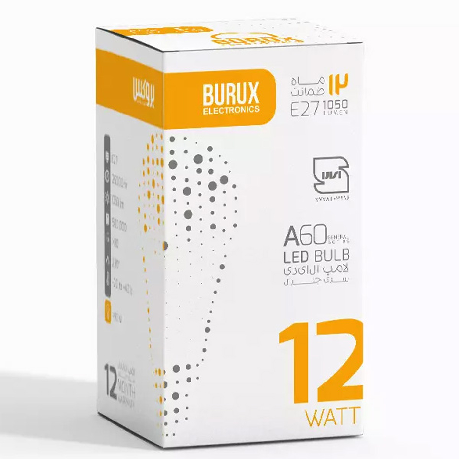 لامپ LED حبابی بروکس 12 وات
