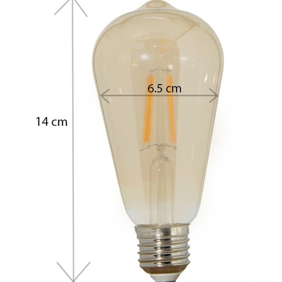 لامپ گلابی 12 وات فیلامنت پارس اروند
