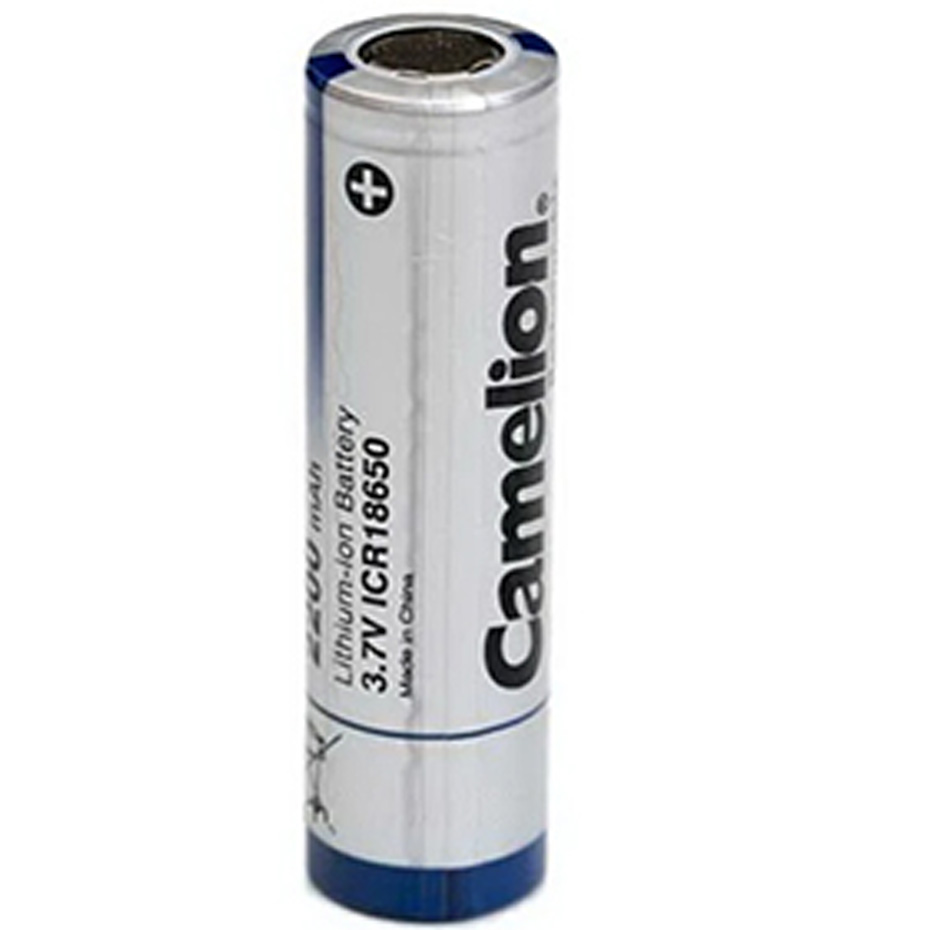 باتری 18650 لیتیوم یون کملیون 3.7 ولت 2200 میلی‌آمپرساعت