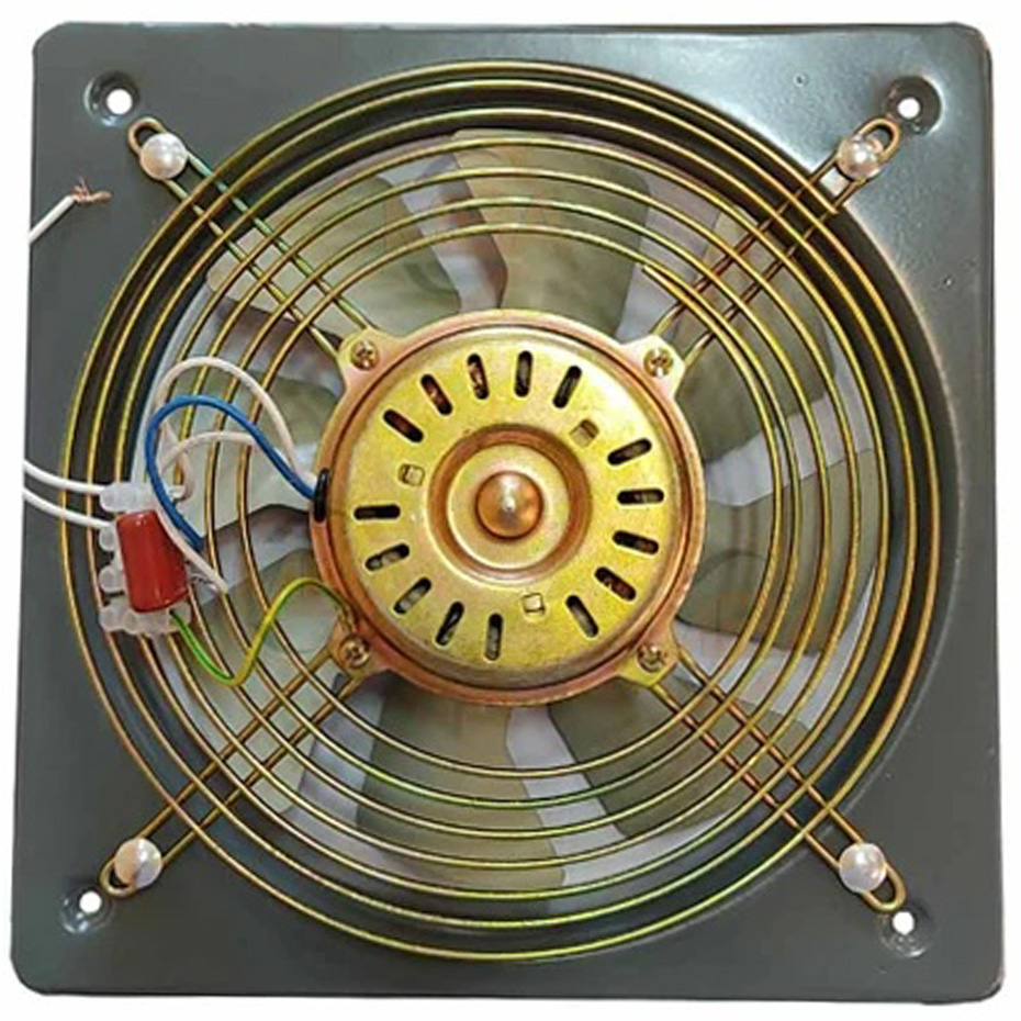 هواکش 20 سانت خانگی دمنده با پروانه فلزی مدل 20C4S موتور کوچک