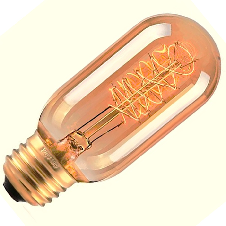 لامپ ادیسونی T45 پیچی 40 وات