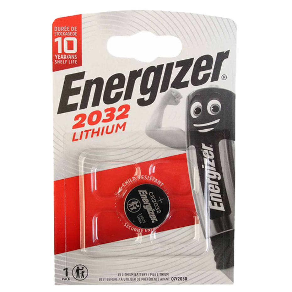 باتری سکه‌ای لیتیومی 3 ولت انرجایزر مدل CR2032 اصلی