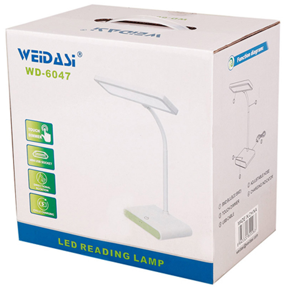 چراغ مطالعه شارژی ویداسی Weidasi WD-6047