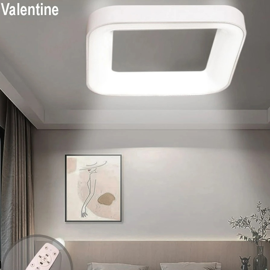 چراغ سقفی مربع والنتین ریموت دار دیمیبل