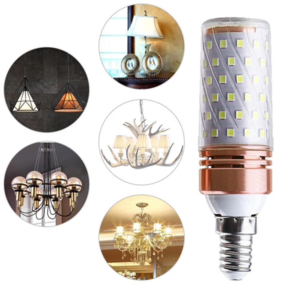 لامپ بلالی ال ای دی 18 وات نوربیست مدل سه حالته SMD LED پایه شمعی (E14)