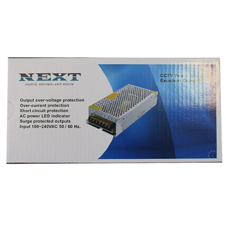 منبع تغذیه سوئیچینگ 12 ولت 20 آمپر نکست مدل فن دار