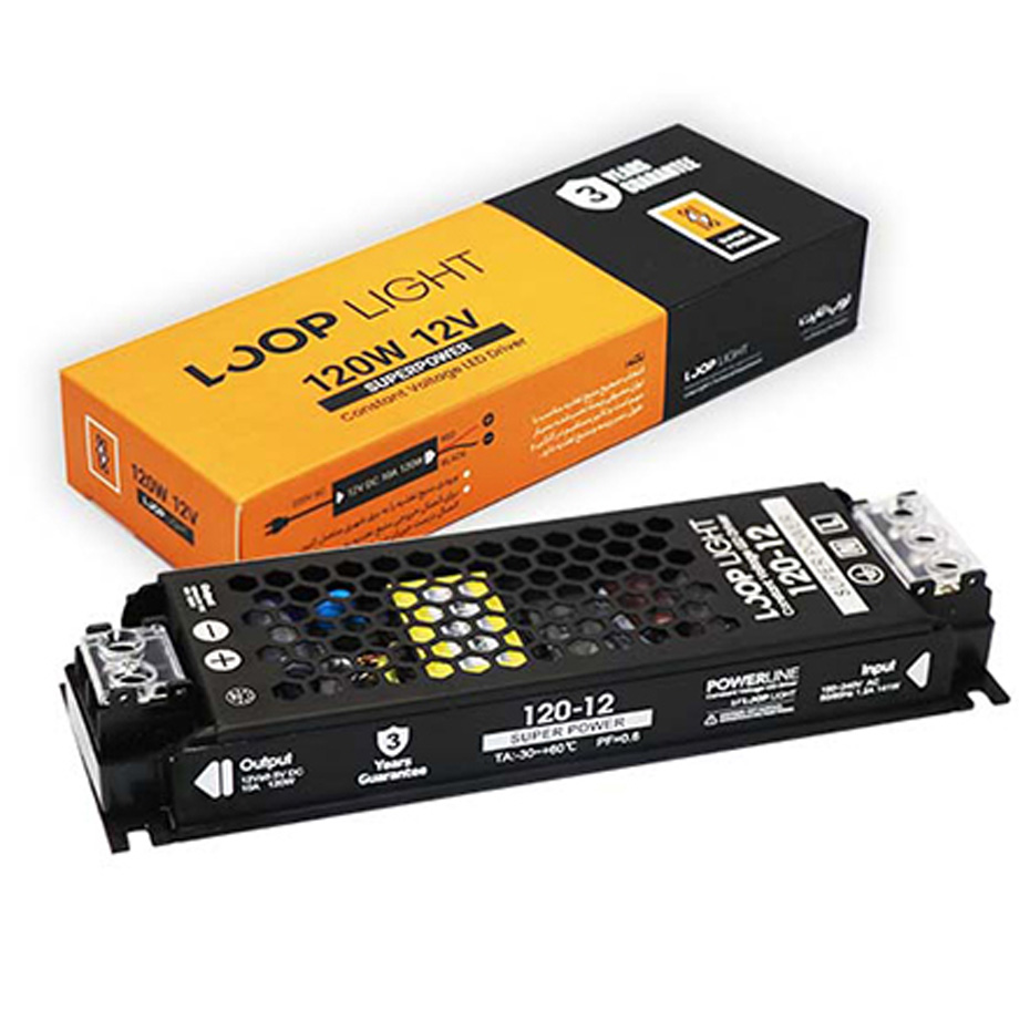 سوئیچینگ 12 ولت 25 آمپر اسلیم لوپ لایت