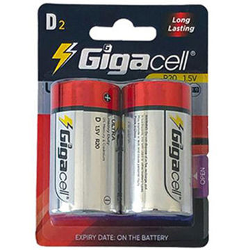 باتری بزرگ گیگاسل R20 سایز D کارتی