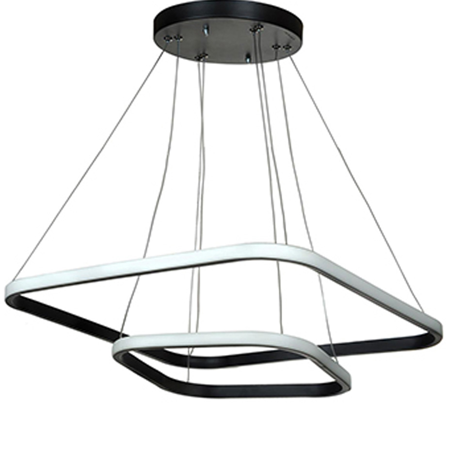 چراغ آویز چشمه نور کد A6308-4-BK مشکی