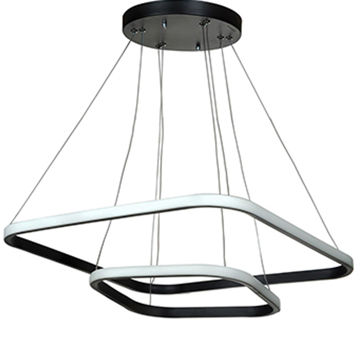 چراغ آویز چشمه نور کد A6308-4-BK مشکی