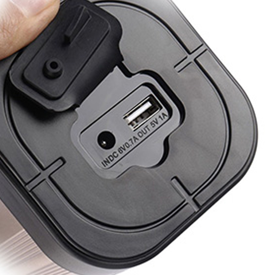 چراغ قوه نور افکن دستی شارژی 100 وات دی پی مدل DP 7303A