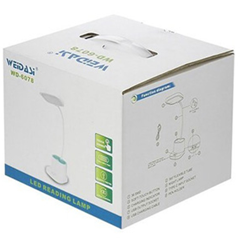 چراغ مطالعه شارژی لمسی ویداسی مدل WD-6078