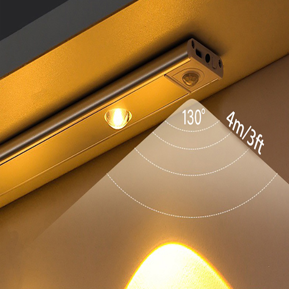 چراغ LED شارژی زیر کابینتی سنسوردار 30 سانت سه حالته