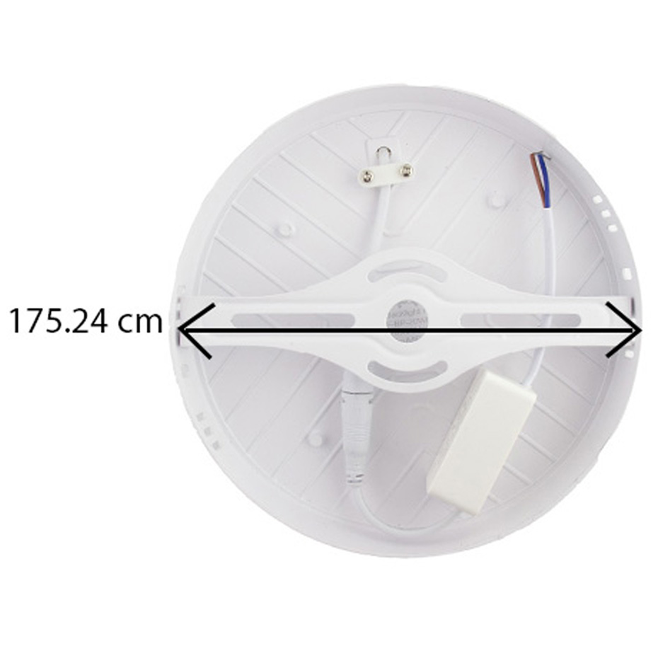 پنل LED افراتاب 20 وات گرد معمولی