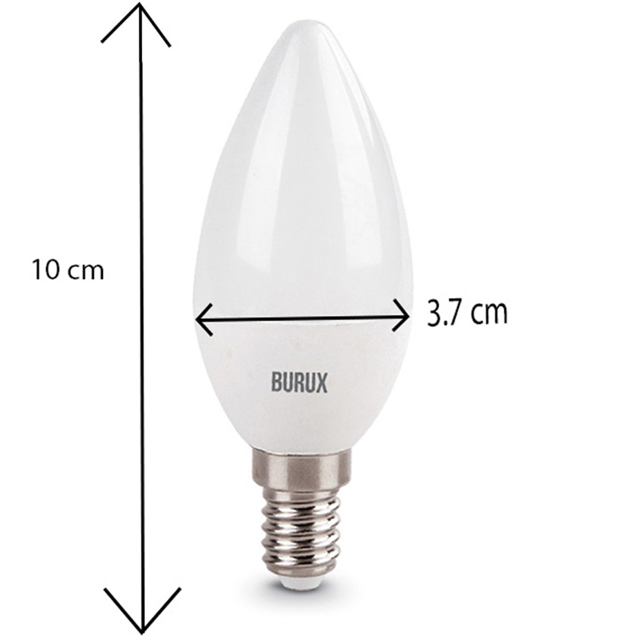 لامپ LED شمعی 7 وات بروکس پایه E14