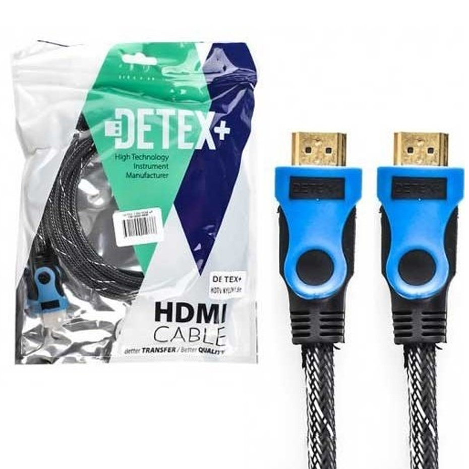 کابل 5 متر HD مشمایی دیتکس پلاس DETEX+