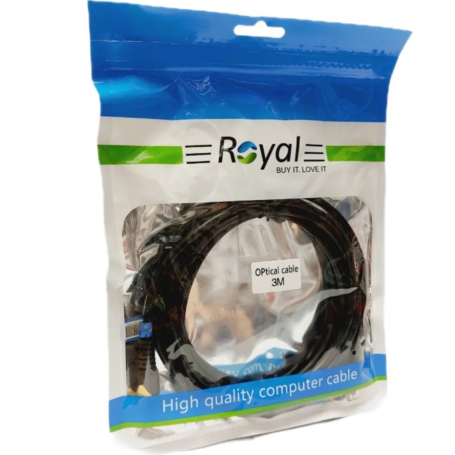 کابل اپتیکال صدا ۳ متر رویال ROYAL