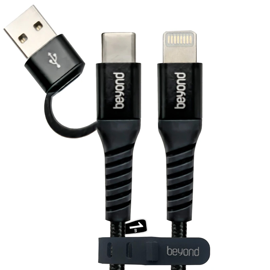 کابل تبدیل USB-C / USB به لایتنینگ بیاند مدل BCUL - 551   طول 1 متر