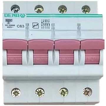 فیوز مینیاتوری چهار پل 40 آمپر دنا الکتریک مدل C40-6K-4P
