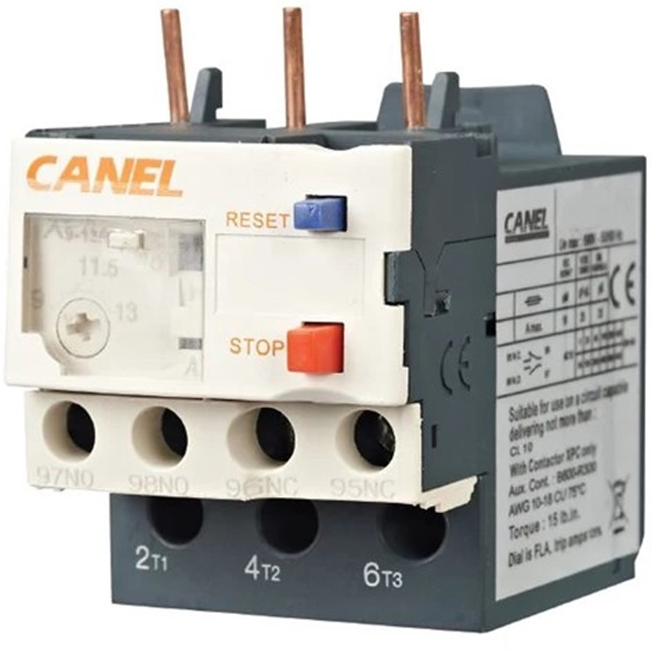 رله بی‌متال 7–10 آمپر کانل مدل XPTR-7-10A38B