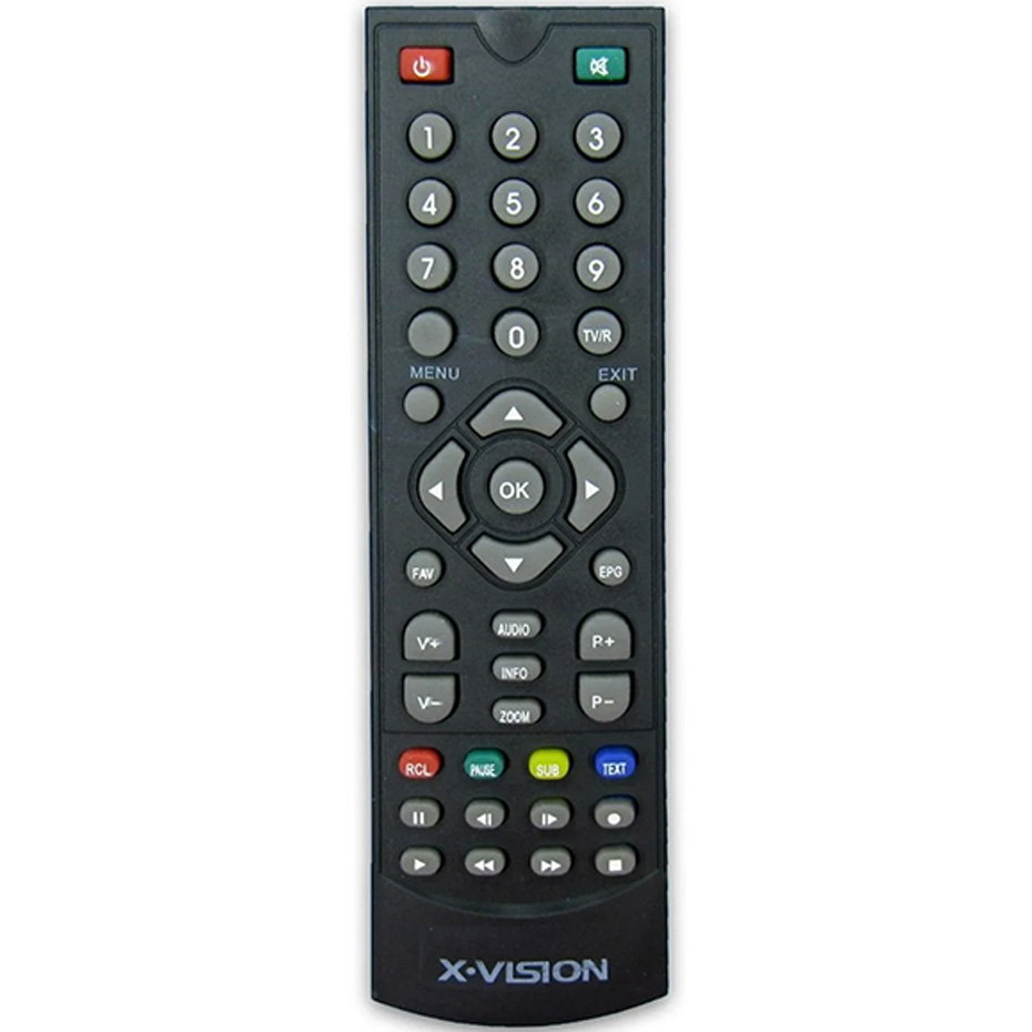 ریموت کنترل گیرنده دیجیتال ایکس‌ویژن مدل XVISION 885