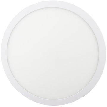 پنل LED یکتا افروز 18 وات گرد روکار ساید لایت با فریم آلومینیومی