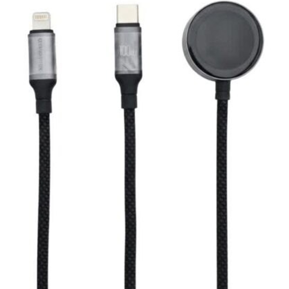 کابل تبدیل USB-C به لایتنینگ / USB-C / WIRELESS هیسکا مدل LX-31 طول 1.2 متر
