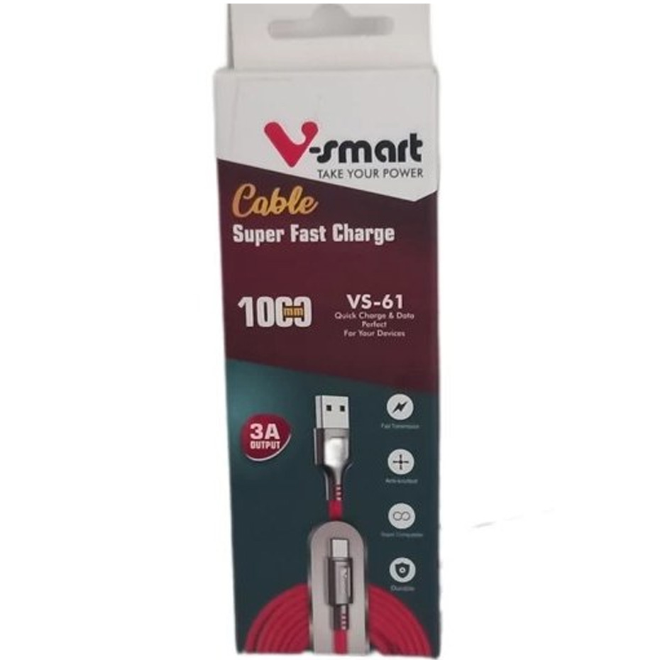 کابل تبدیل USB به USB-C وی اسمارت مدل VS-61 طول 1 متر