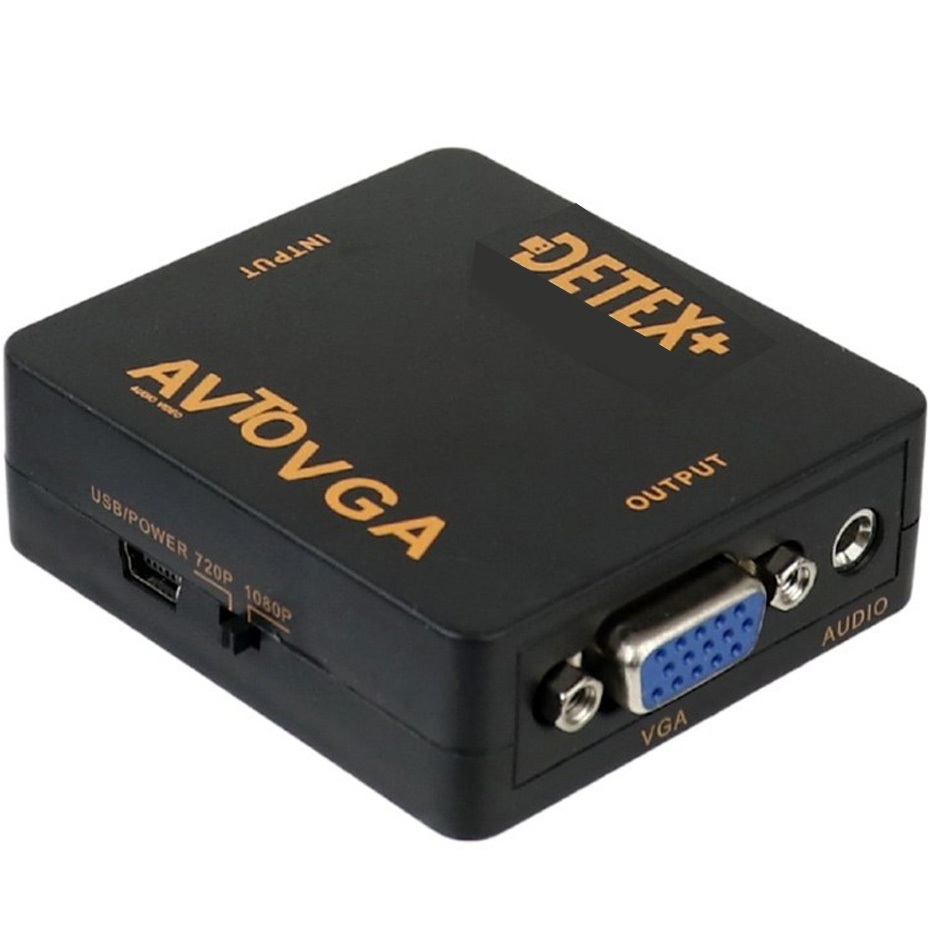 تبدیل AV به VGA دیتکس پلاس +DETEX