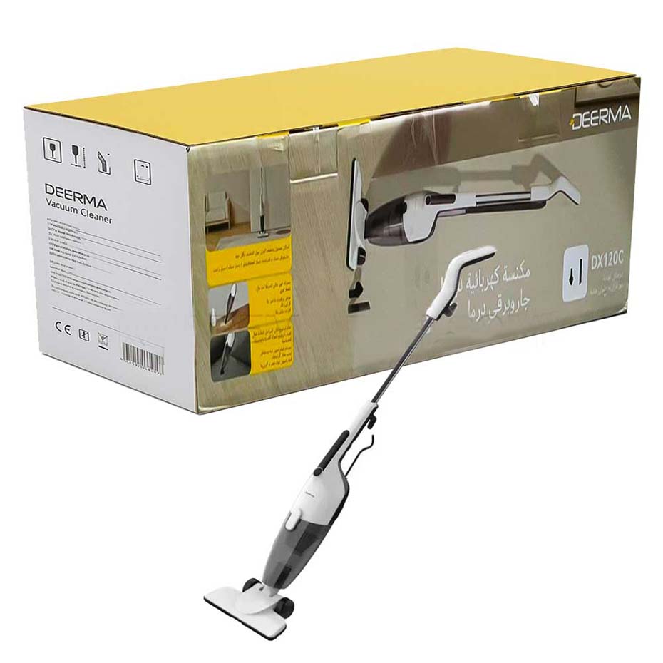 جارو شارژی عصایی درما مدل DEERMA DX120C