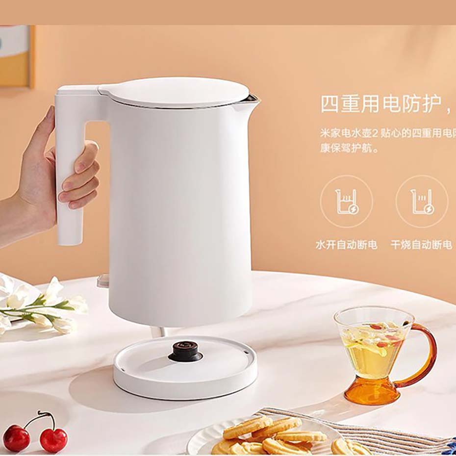 مشخصات و قیمت کتری برقی شیائومی مدل XIAOMI Electric Kettle 2 MJDSH04YM 1.7L سفید