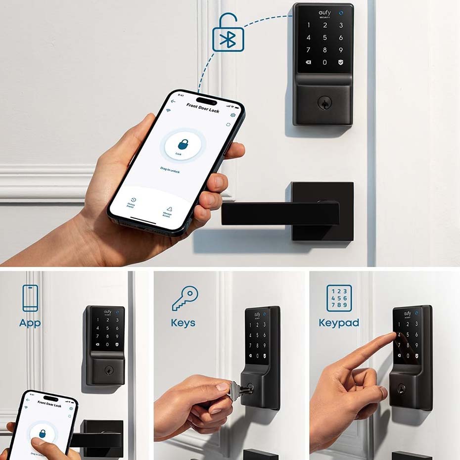 مشخصات نصب قفل هوشمند درب انکر یوفی مدل Anker eufy T8502111 C210