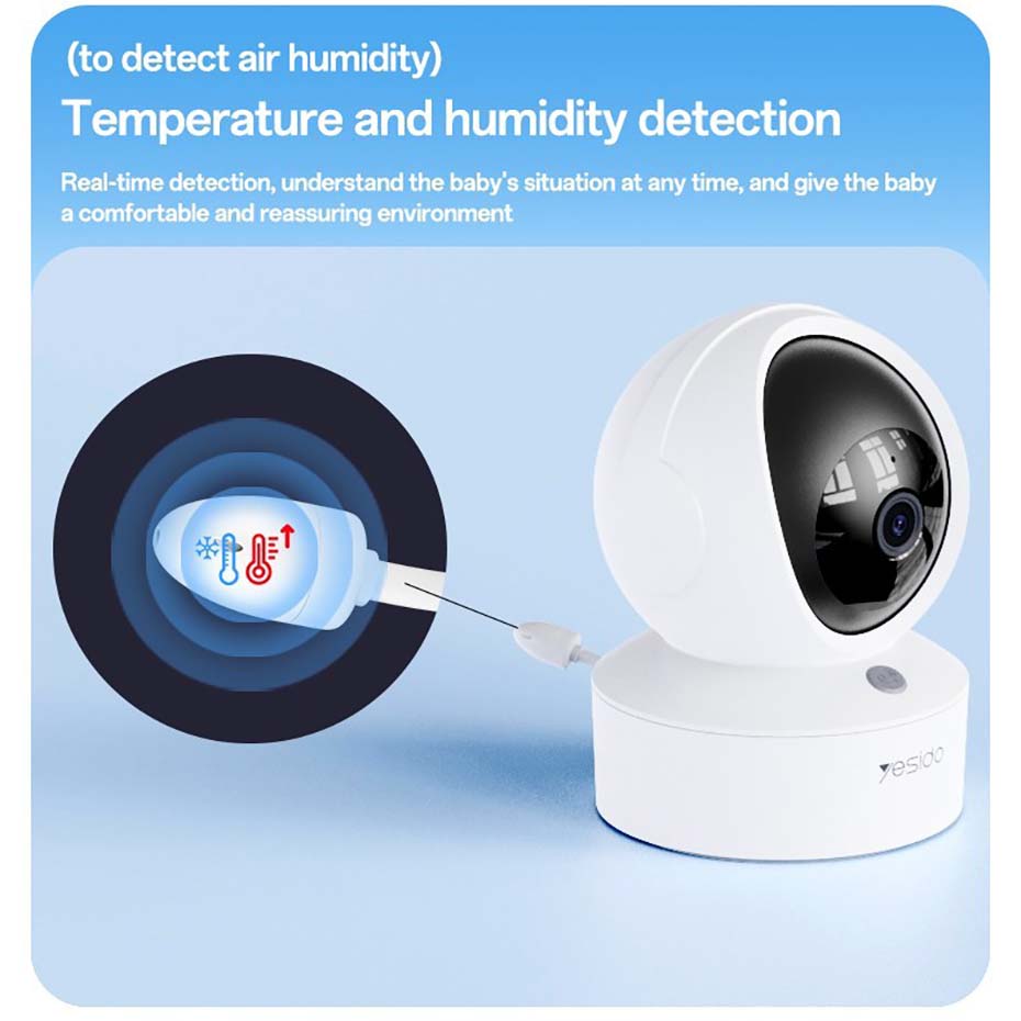 دوربین و مانیتور کنترل کودک یسیدو مدل YESIDO KM28 BABY MONITOR