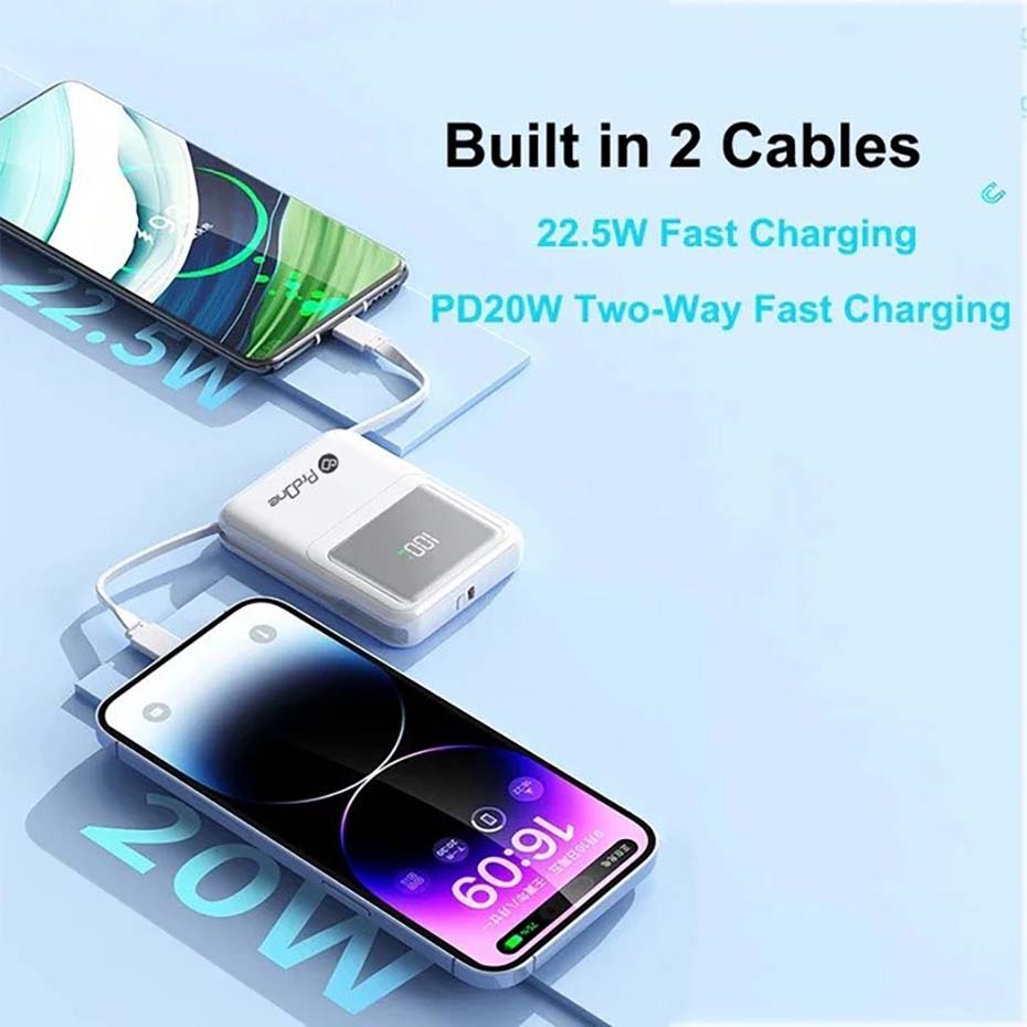 مشخصات پاوربانک پرووان مدل PROONE PPB5116 10000mAh 22.5W مشکی