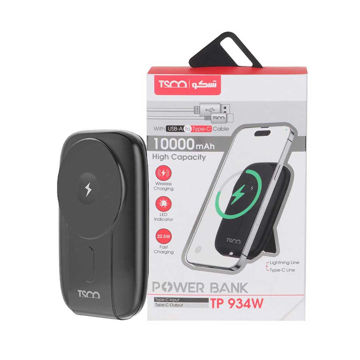 خرید پاوربانک مگ سیف تسکو مدل TSCO TP934 10000mAh 22.5W مشکی