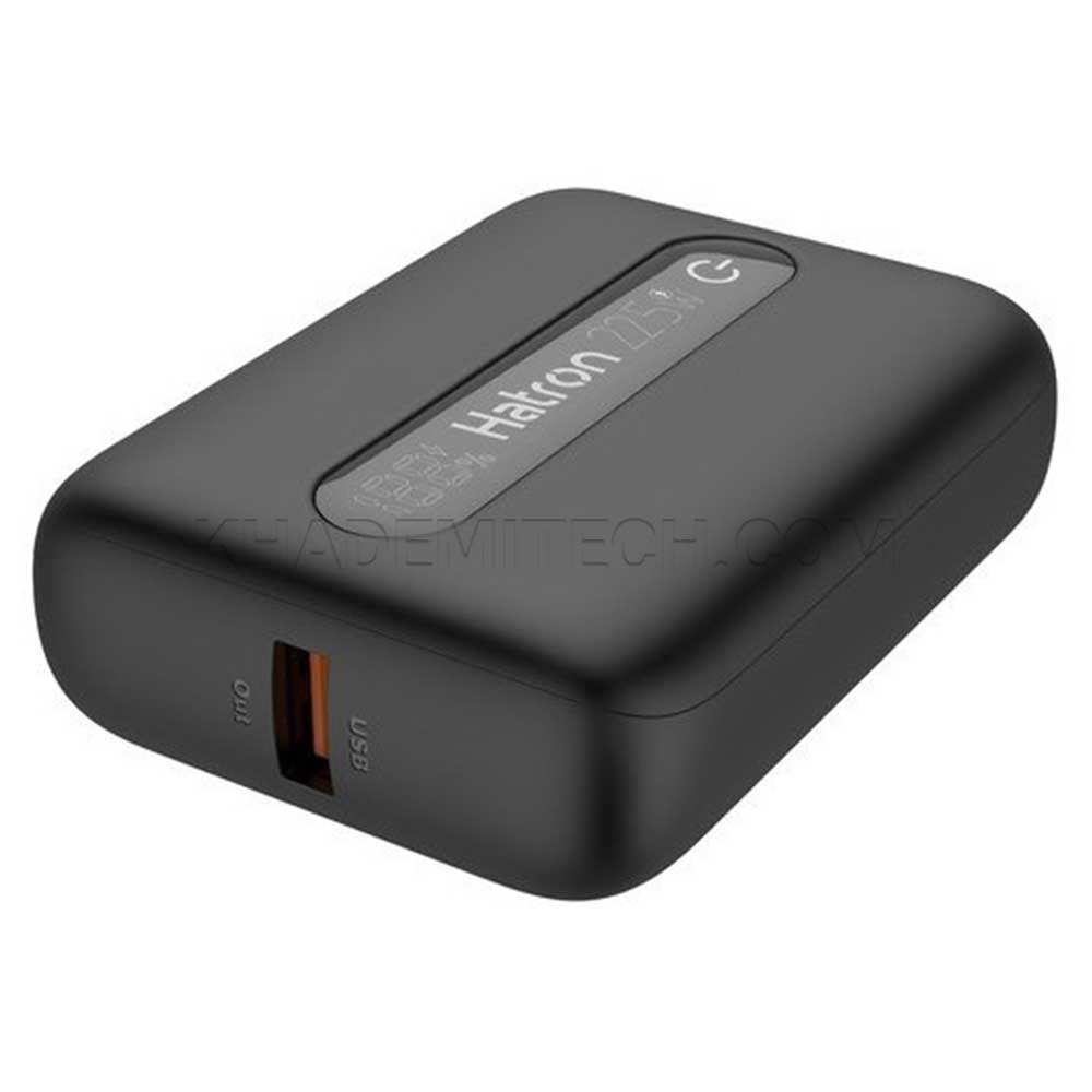 قیمت پاوربانک هترون مدل Hatron HPB1060M 10000mAh 22.5W مشکی