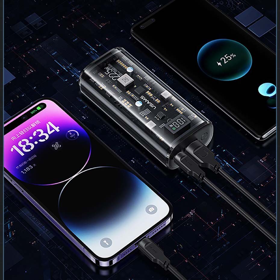 قابلیت ها پاوربانک یوسمز مدل Usams US-CD189 PD 20W 9000mAh 20W مشکی