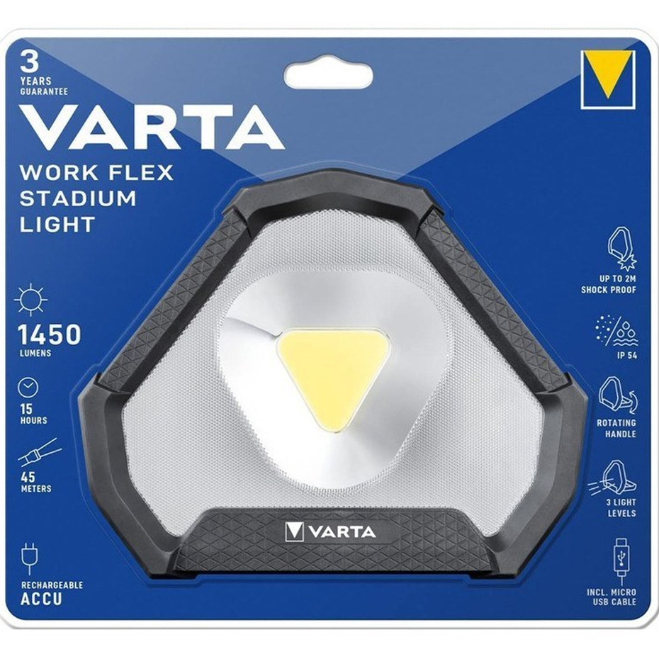 چراغ نورافکن وارتا مدل VARTA FLEX STADIUM