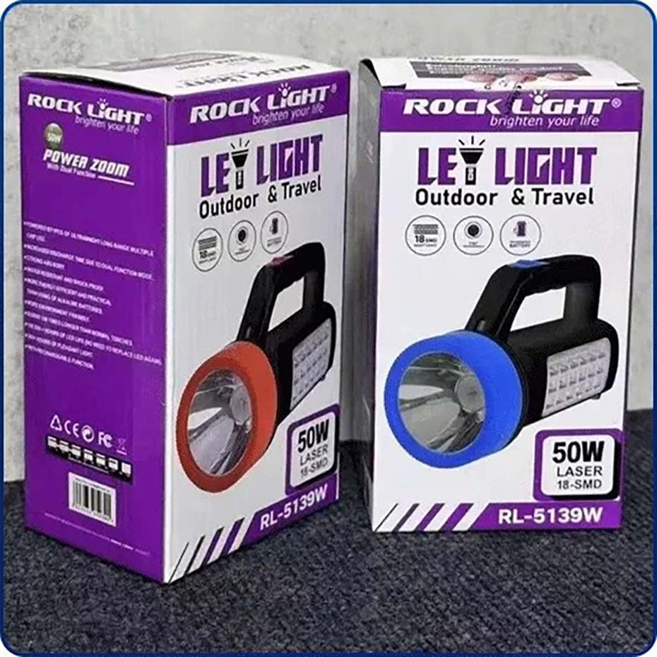 خرید چراغ قوه راک لایت مدل ROCKLIGHT RL-5139W