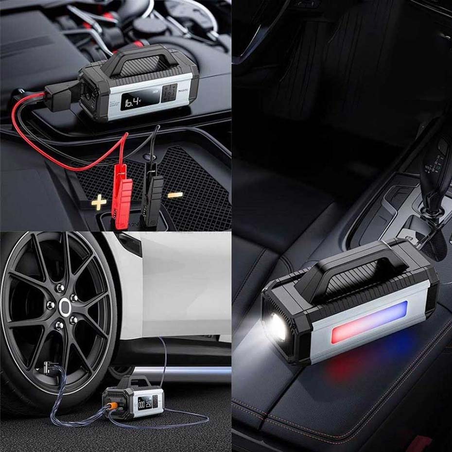 کاربرد پمپ باد لاستیک یسیدو مدل YESIDO Tire Inflator VC12