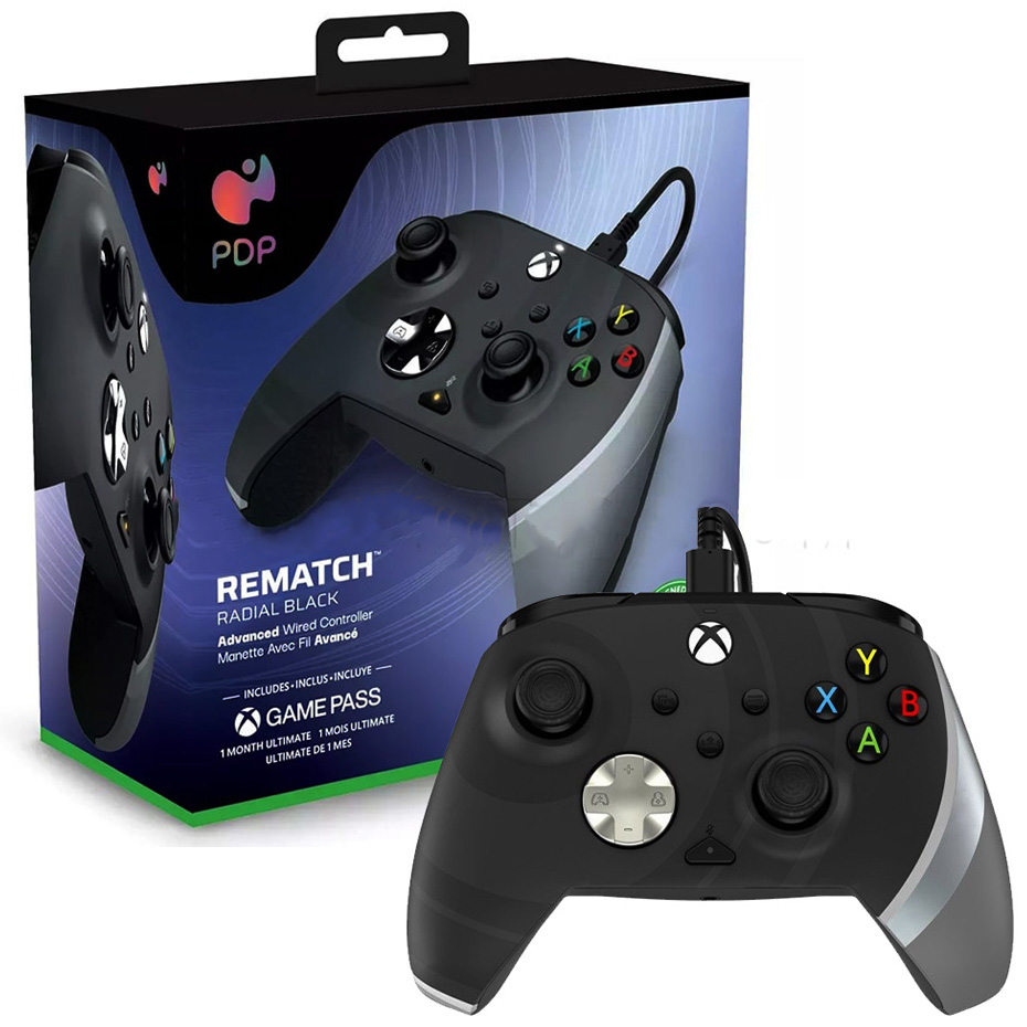 دسته بازی PD PXBOX X/S/PC مشکی طوسی