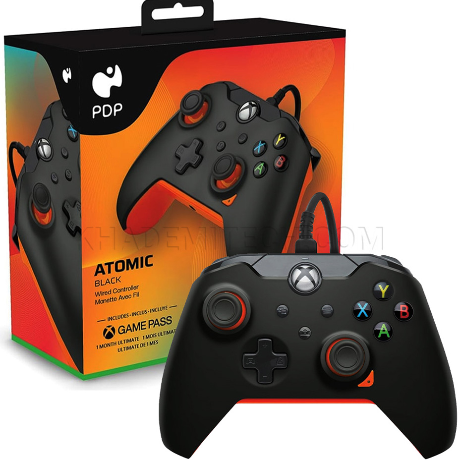 دسته بازی PDP XBOX X/S مشکی نارنجی