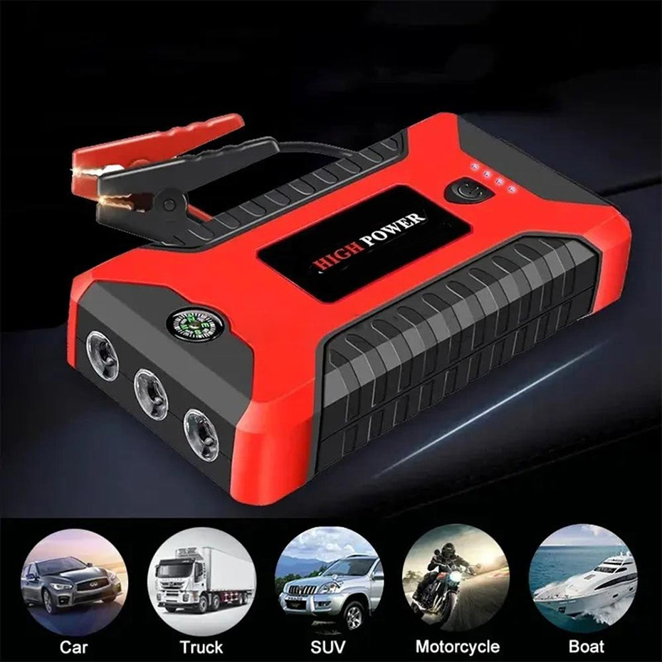 مشخصات جامپ استارتر و پمپ باد های پاور مدل Multi-Function Jump Starter TM29B